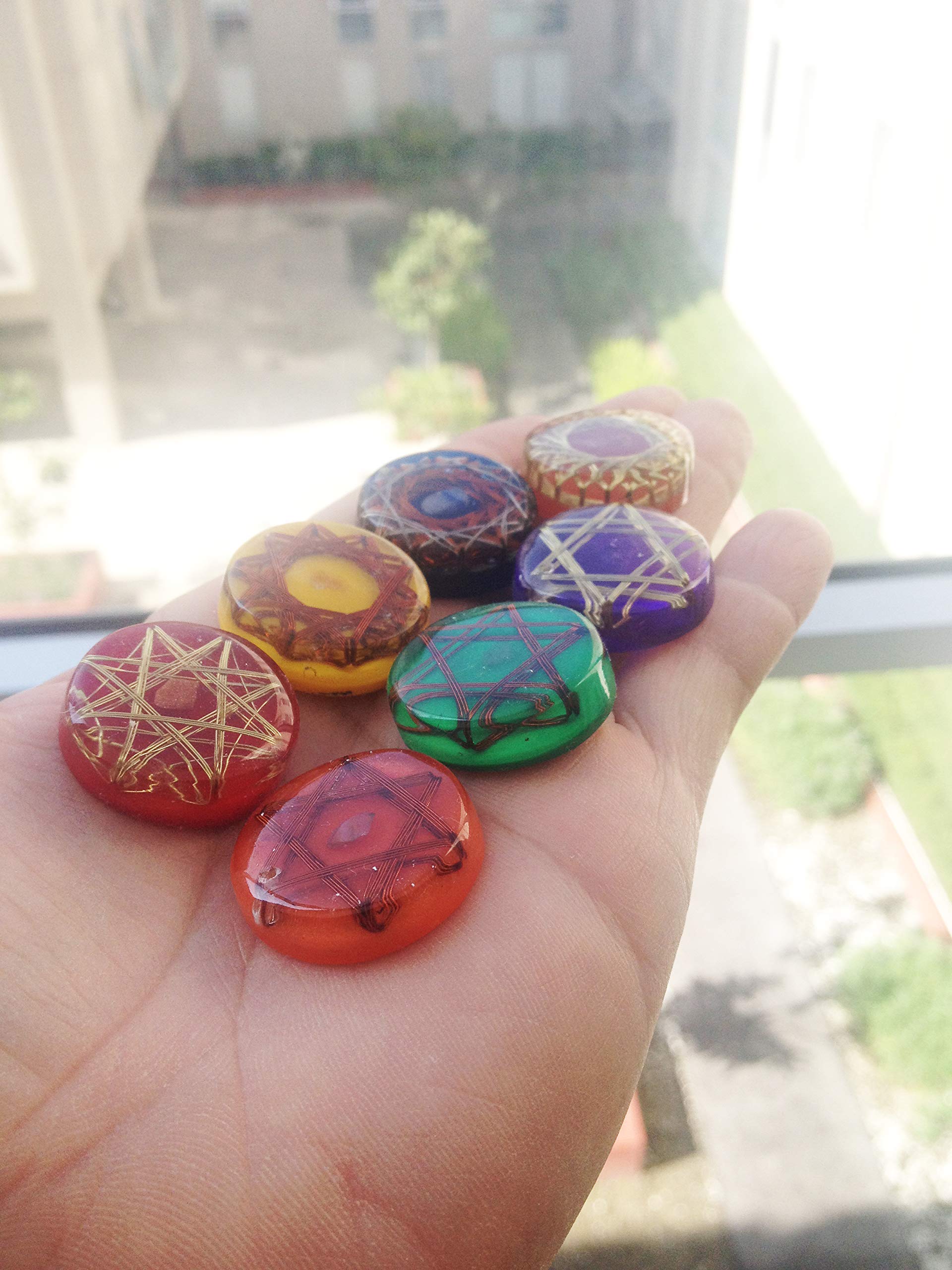 7 Chakras Nano Healing Stones for Meditation & Relaxation
