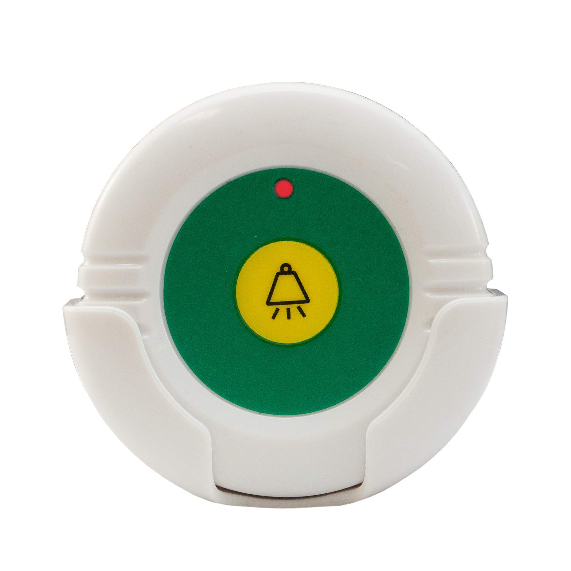 Smart Caregiver Wireless Reset Button for Economy Central Monitoring Unit - Elderly & Patient Safety Alarm System for Home & Healthcare Facilities