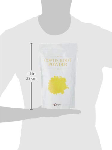 Premium 10% Berberine Extract Powder from Coptis Roots - 500g Pure Herbal Supplement for Blood Sugar Support & Digestive Health - Ideal for Keto, Paleo & Natural Wellness Routines