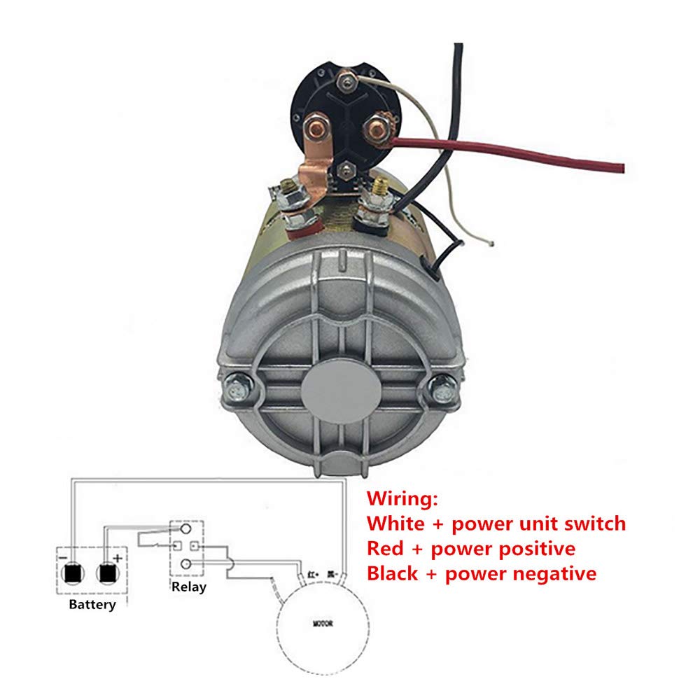 24V 2200W Electric Pallet Truck Hydraulic Oil Pump Motor - Heavy Duty DC Motor for Garbage Trucks & Warehouse Equipment | Industrial Material Handling Solution