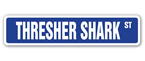 THRESHER Shark Street Sign - 24