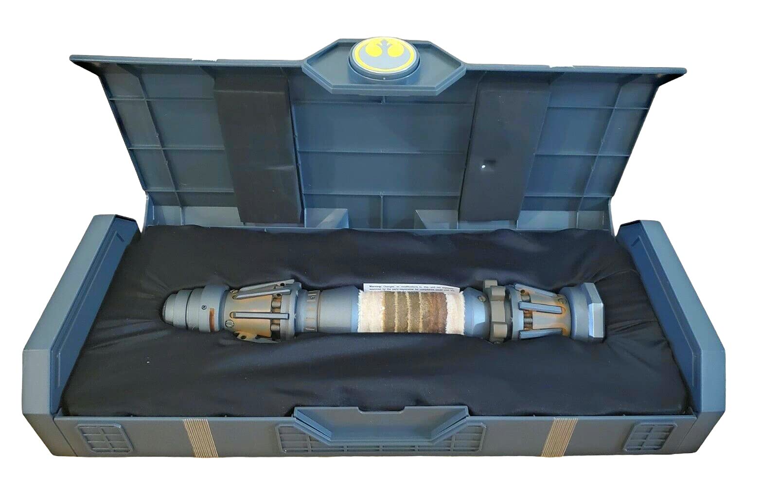 Rey's Legacy Lightsaber with Yellow Blade - Premium Collectible Star Wars Replica for Cosplay, Display & Gifting