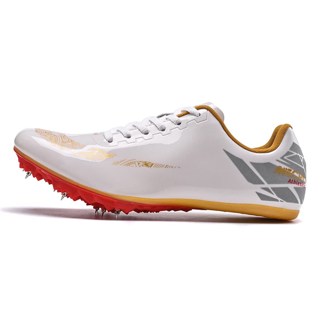 YDVXBE Men's Track & Field Spikes - Professional Sprinting & Running Shoes for Boys & Men - Lightweight Athletic Sneakers for Racing, Jumping, Distance Running - Perfect for Track Meets, Training & Competitions