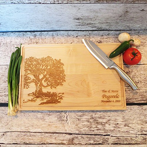 Premium Large Bamboo Cutting Board 17x11 Inches - Eco-Friendly Kitchen Essential for Chopping, Slicing & Serving - Perfect Wedding, Anniversary & Housewarming Gift for Home Chefs & Cooking Enthusiasts - Ideal for Meal Prep, Entertaining & Daily Kitchen Use