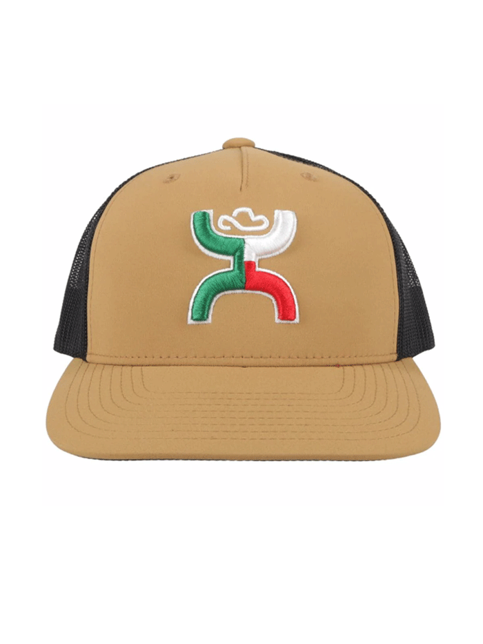 Hooey 2118T TNBK BOQUILLAS High Profile Snapback Trucker Hat - Black & Tan for Outdoor, Fishing & Country Lifestyle
