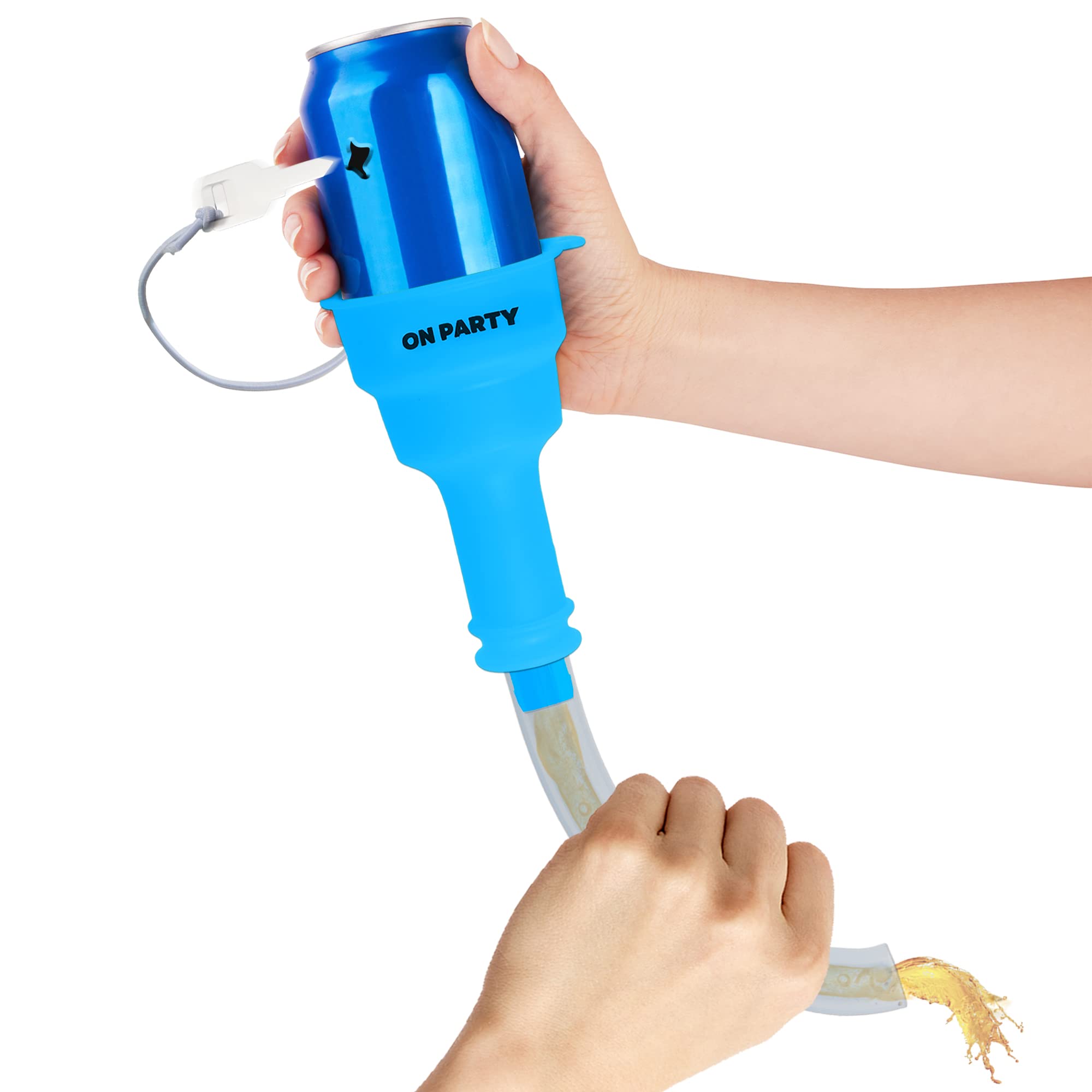 Portable Beer Bong Funnel - Ultimate Shotgunning & Chugging Tool for Parties, Tailgates & College Events - Fast & Easy Beer Drinking Accessory