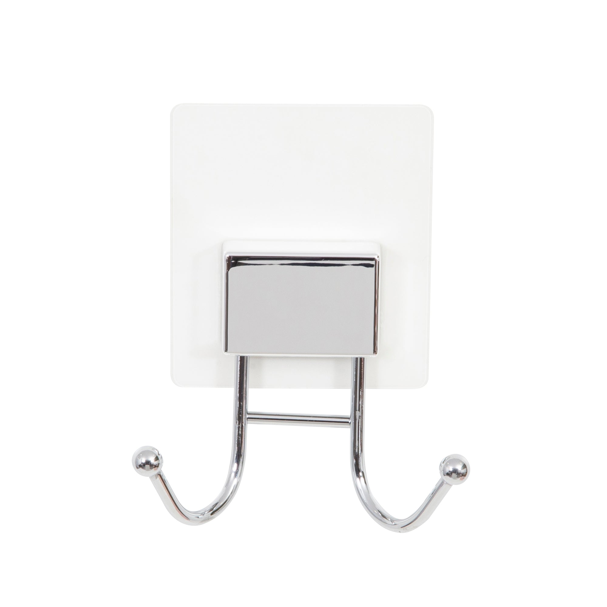 Stainless Steel Bathroom Double Hook - Heavy Duty Wall Mounted Towel Hanger for Bath, Kitchen & Bedroom Organization