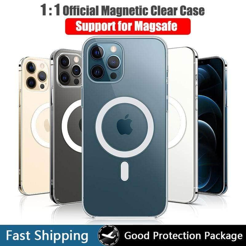 Clear Magnetic iPhone 13 Pro Max Case with Magsafe Technology - Perfect for Everyday Protection & Wireless Charging
