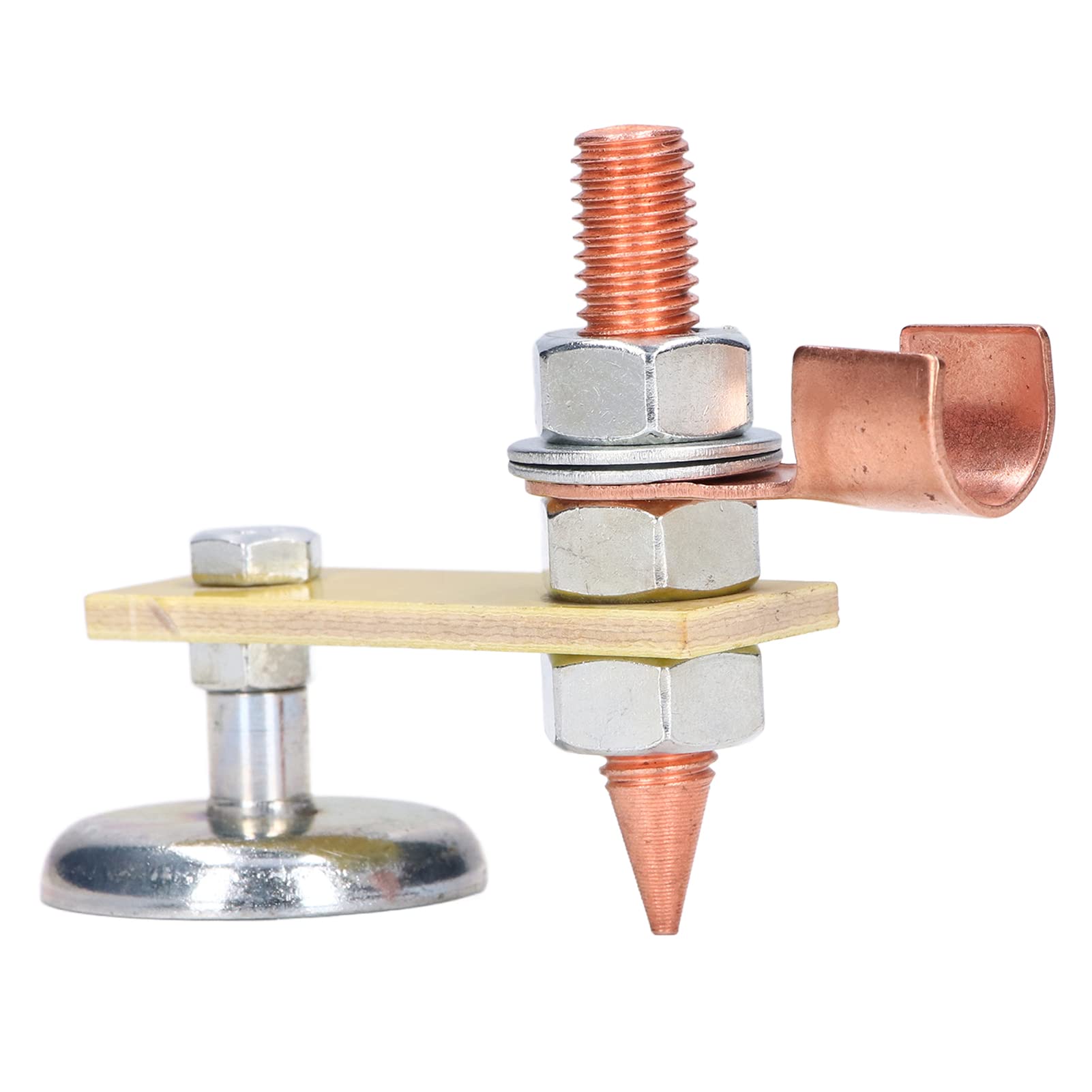Magnetic Welding Support Clamp - Heavy Duty Welding Clamp with Terminal Connector for Stable & Secure Welding | Easy to Attach & Use | Perfect for Metal Fabrication, DIY Projects & Automotive Repairs