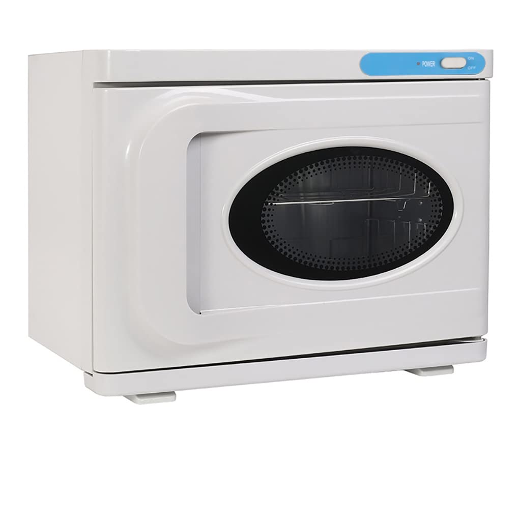 Professional 18L Towel Warmer Cabinet - Spa & Salon Heated Towel Storage for Facials, Barber, Massage - Perfect for Home Spa, Beauty Salons & Relaxation (White)