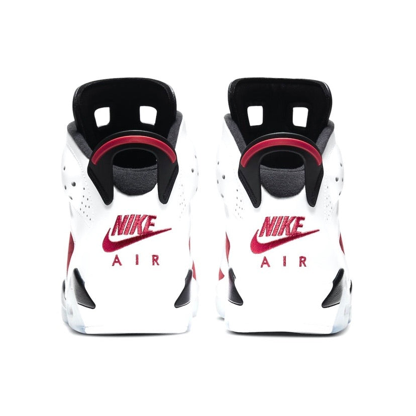 Air Jordan 6 Retro White Carmine Black 2021 - Men's Basketball Shoes for Casual Wear & Sneaker Collection | Perfect for Street Style & Sports Enthusiasts