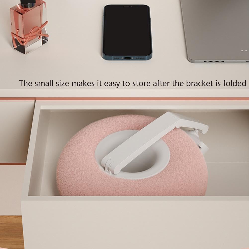 Adjustable Tablet Stand Holder for Kindle, iPad, Phone - Ergonomic Reading & Viewing Cushion with Removable Comfort Bowl - Perfect for Bed, Desk, and Travel Use