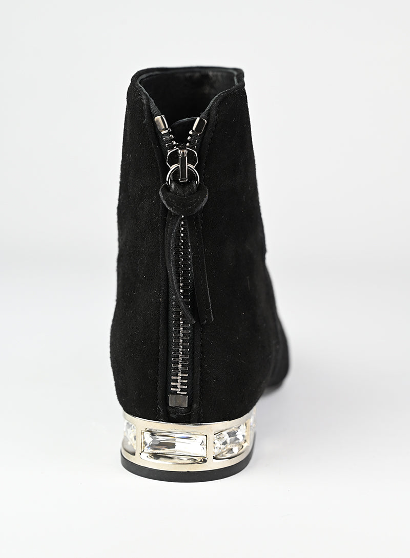 Miu Miu Black Suede Ankle Boots Size 35.5 - Stylish & Comfortable Women's Shoes for Office, Party & Everyday Wear