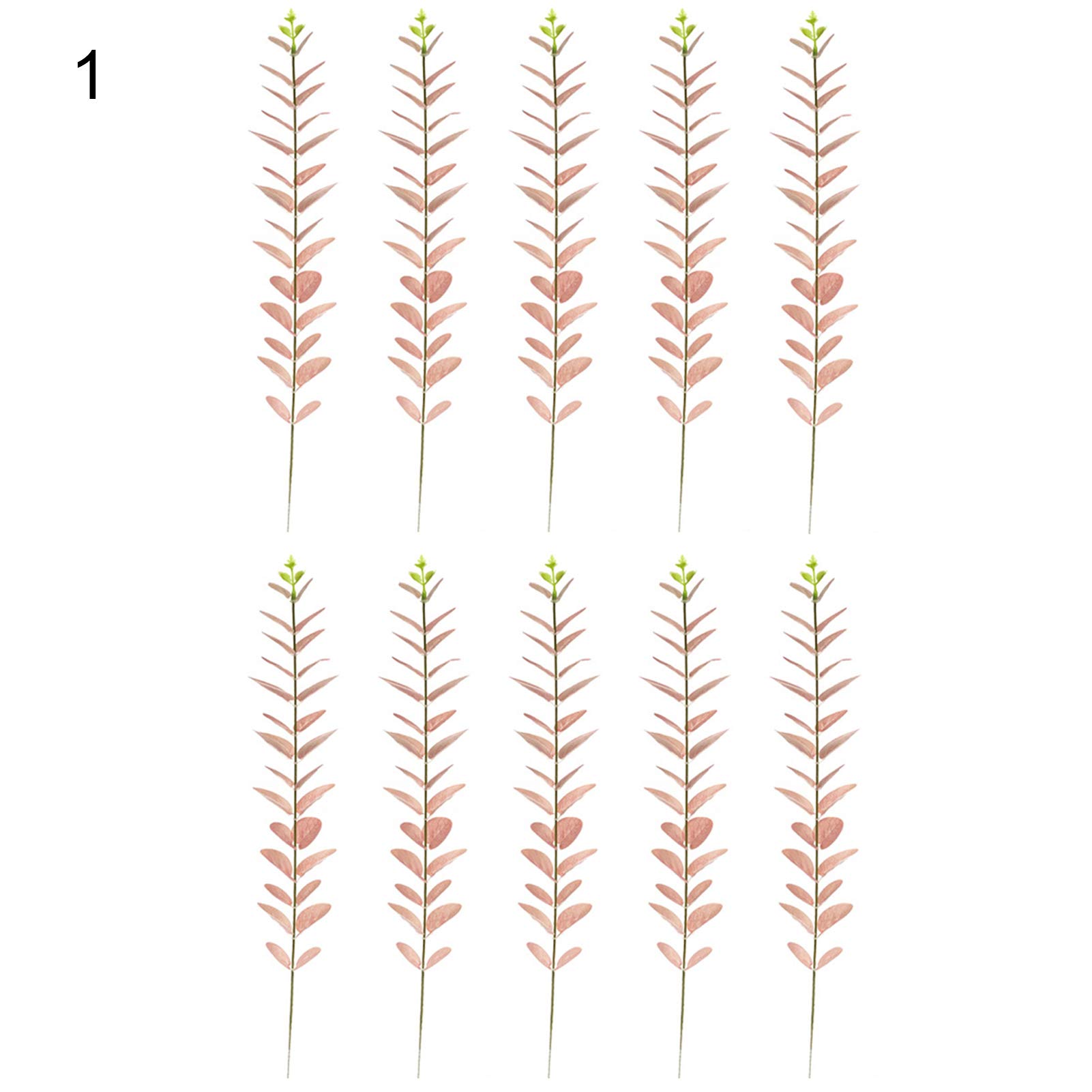 10Pcs Artificial 3D Eucalyptus Leaves - Realistic Faux Greenery for Home Decor, Wedding Centerpieces, Table Arrangements & Photo Props - Perfect for Farmhouse, Boho & Garden Theme Decorations