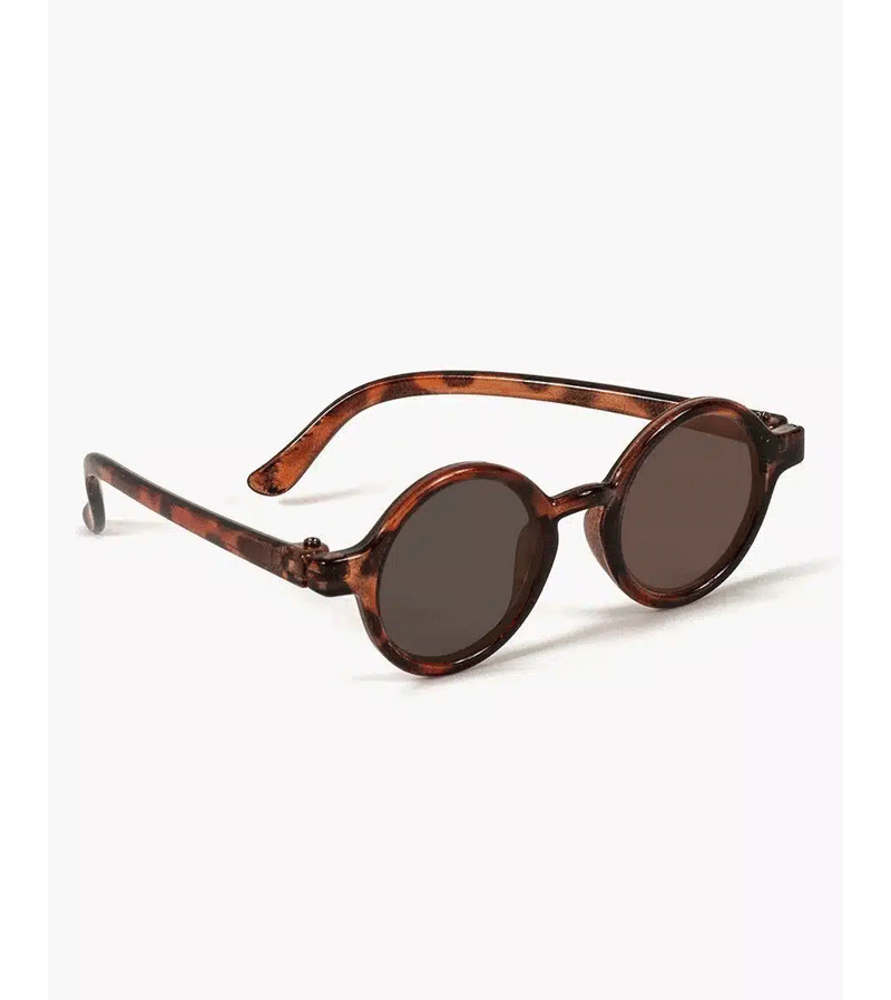 Minikane Tortoise Shell Sunglasses for Baby Dolls - Stylish UV Protection Accessories for Collectors & Photography Props