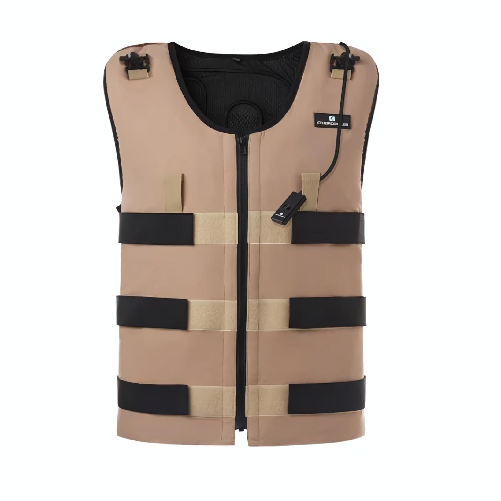 Biege UniVest ICE Cooling System - Lightweight Outerwear Cooling Vest with 2.5L Bladder & Flow Control - Perfect for Outdoor Work, Sports & Hot Weather Activities