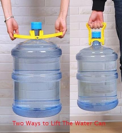 Adjustable Water Can Handle - 20L Jar Lifter for Easy Lifting, Heavy Duty Water Bottle Holder - Essential Kitchen Tool (Pack of 1) - Perfect for Home, Office & Emergency Water Storage