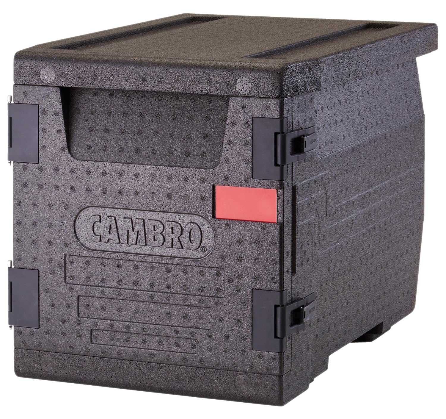 Cambro GoBox Insulated Lightweight Thermal Hot Box & Food Pan Carrier (EPP300) - Holds Three 4-Inch Pans - Catering Food Warmer for Transport & Events - Front Load Design (Gray) - Perfect for Restaurants, Food Delivery & Outdoor Catering Services