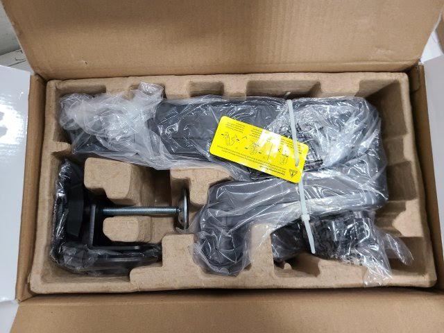 Heavy Duty Articulating Single Pneumatic Spring Arm Desk Mount Stand for 17-35
