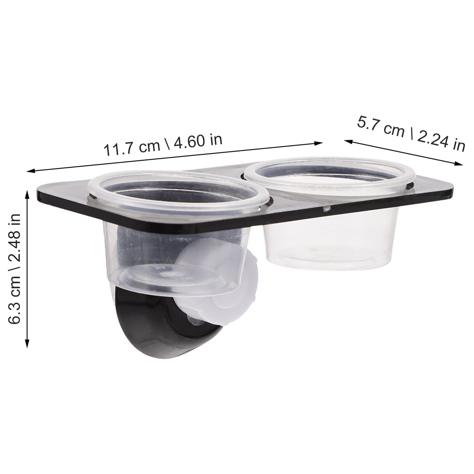 1 Set Reptile Food & Water Bowl - Escape-Proof Dish for Pet Lizards, Snakes & Crawling Pets - Safe Feeding Supplies for Terrariums & Habitats | Perfect for Daily Feeding & Hydration