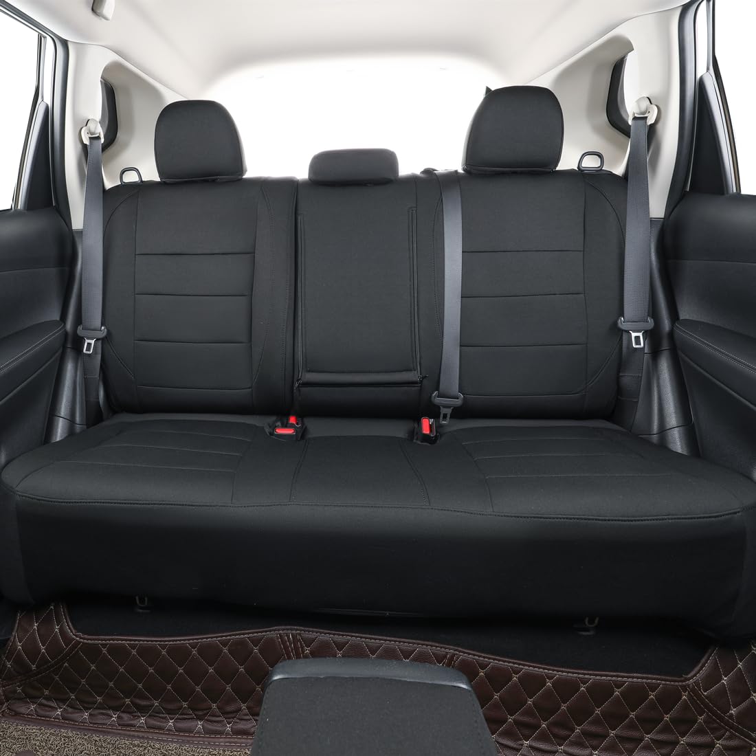 2020-2025 Nissan Sentra Seat Covers - Custom Fit for S/SV/SR/Midnight Edition | Full Coverage Airbag-Compatible Polyester Seat Protectors (Black Full Set) | Perfect for Daily Commuting & Road Trips