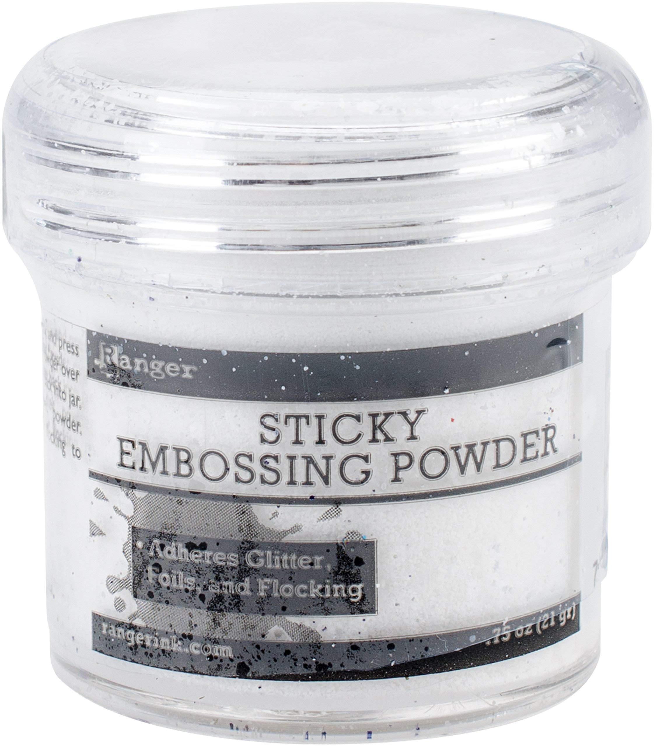 Ranger Sticky Embossing Powder - 21g (EPJ35275) for Card Making, Scrapbooking & DIY Crafts | Heat Activated Adhesive for Paper, Wood & Fabric