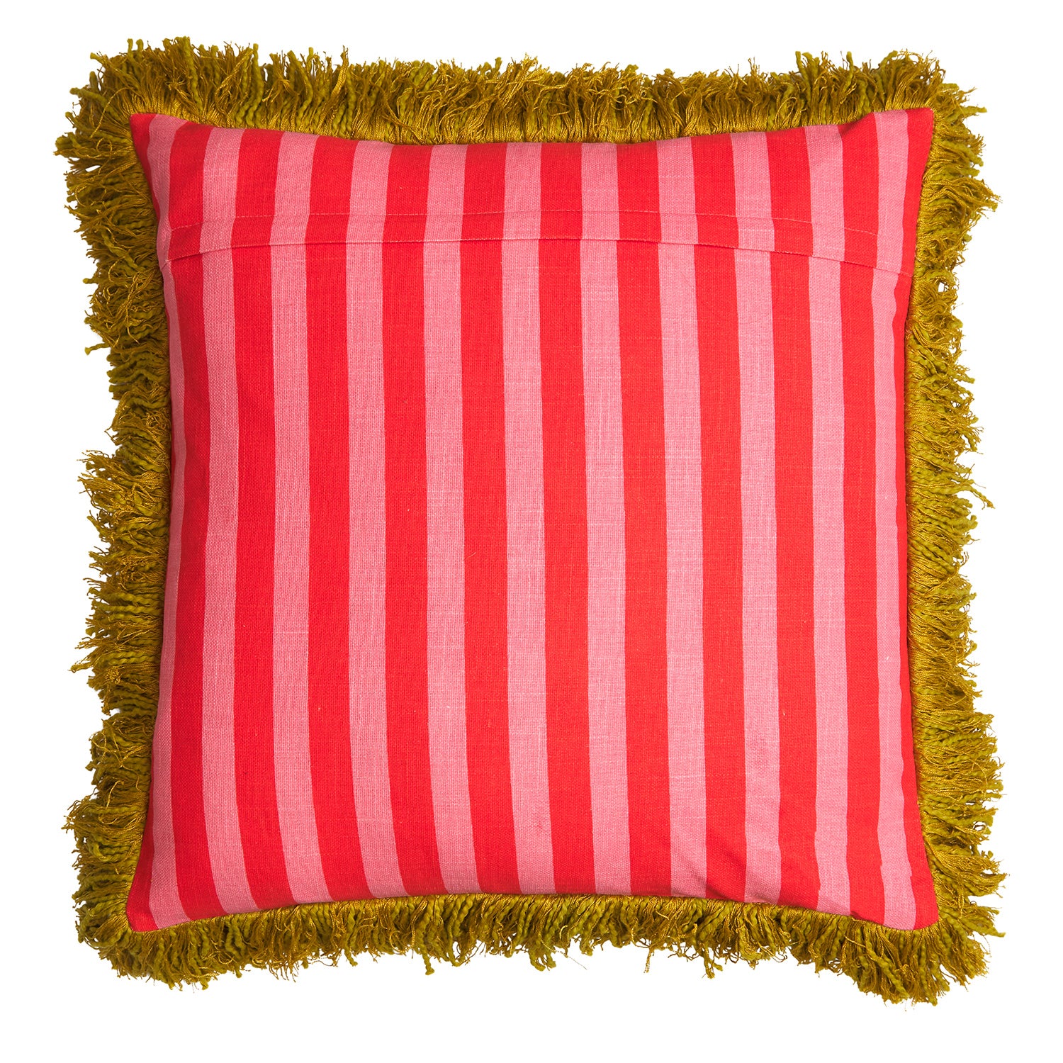 Annette Embroidered Cushion Cover - Cosmo Pink Home Decor | Luxury Throw Pillow for Sofa, Bed & Living Room