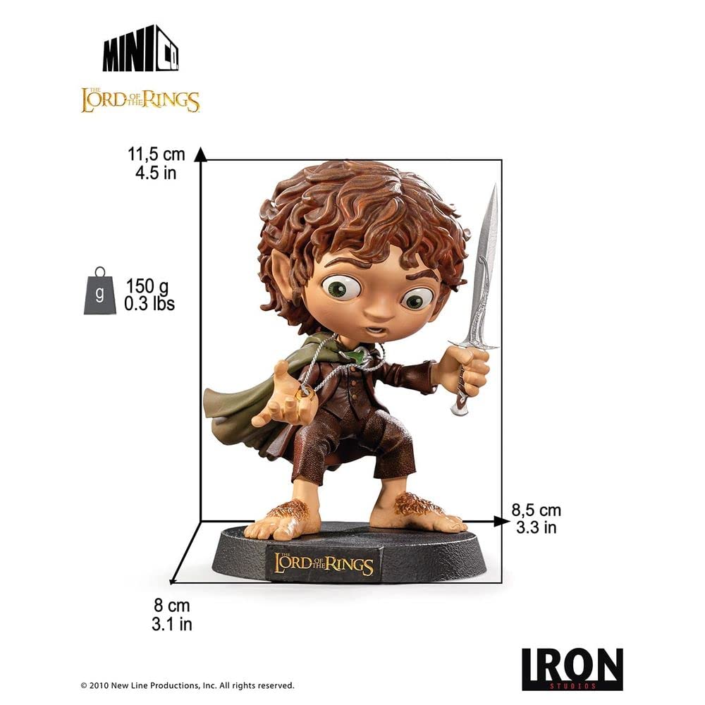 Iron Studios & MiniCo Heroes Lord of The Rings Frodo Vinyl Collectible Statue - Perfect for Home Decor, Office Display, and LOTR Fan Collections