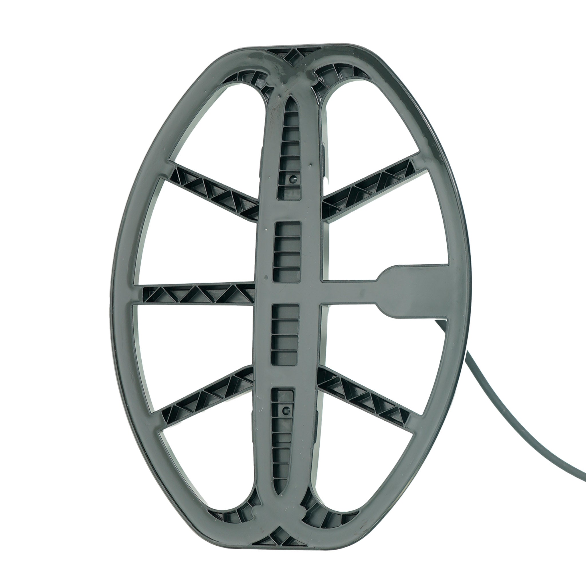 Minelab V12X Waterproof 12x9 Inch Elliptical Double D Metal Detector Search Coil with Protective Cover for X Terra Pro - Ideal for Beach Hunting, Gold Prospecting & Treasure Hunting Adventures