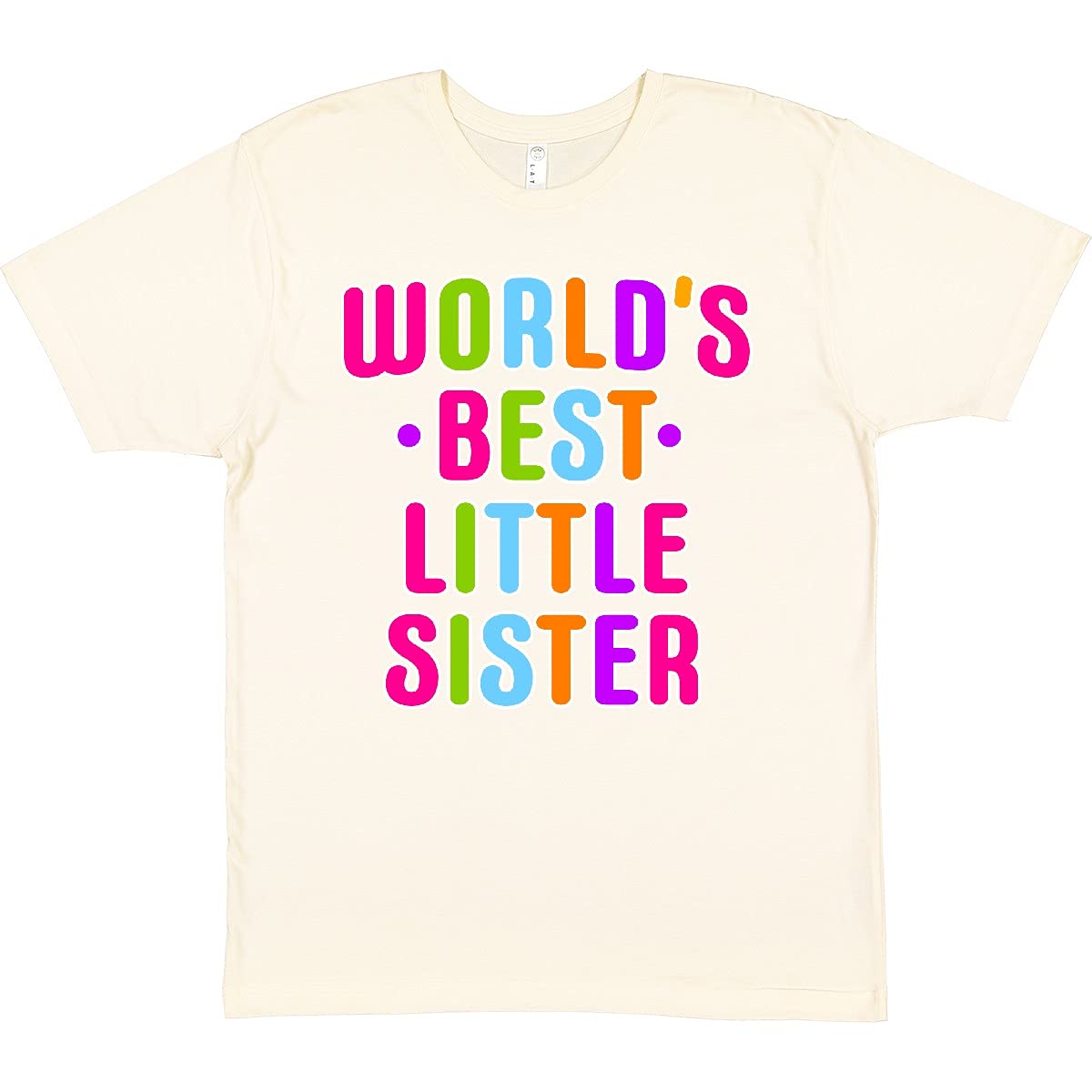 World's Best Little Sister T-Shirt - Funny Sibling Gift for Sisters - Family Matching Outfits & Birthday Present