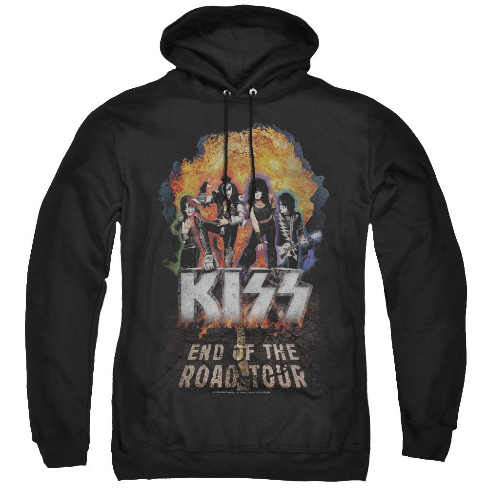 KISS Boom Unisex Pullover Hoodie for Men & Women - Soft Comfortable Cotton Blend Sweatshirt for Casual Wear, Gym, and Outdoor Activities