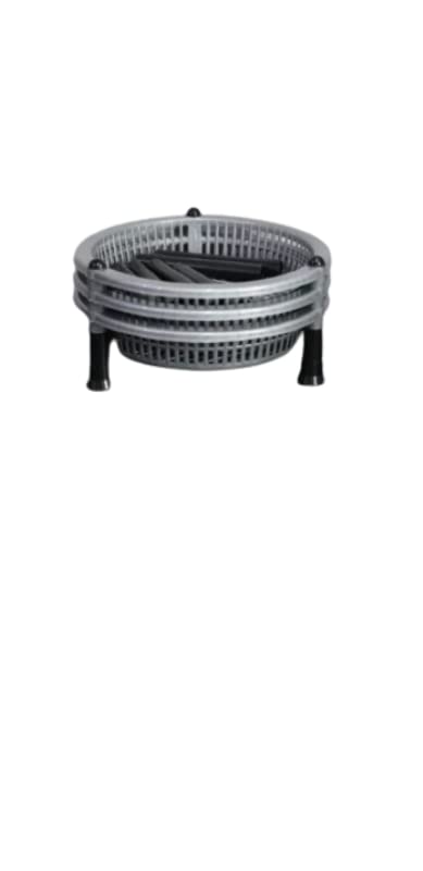 3-Tier Kitchen Storage Basket Organizer - Space Saving Shelf for Fruits, Vegetables, Onions & Potatoes - Multi-Purpose Home & Office Organization (Gray) | Perfect for Pantry, Countertop & Small Space Storage