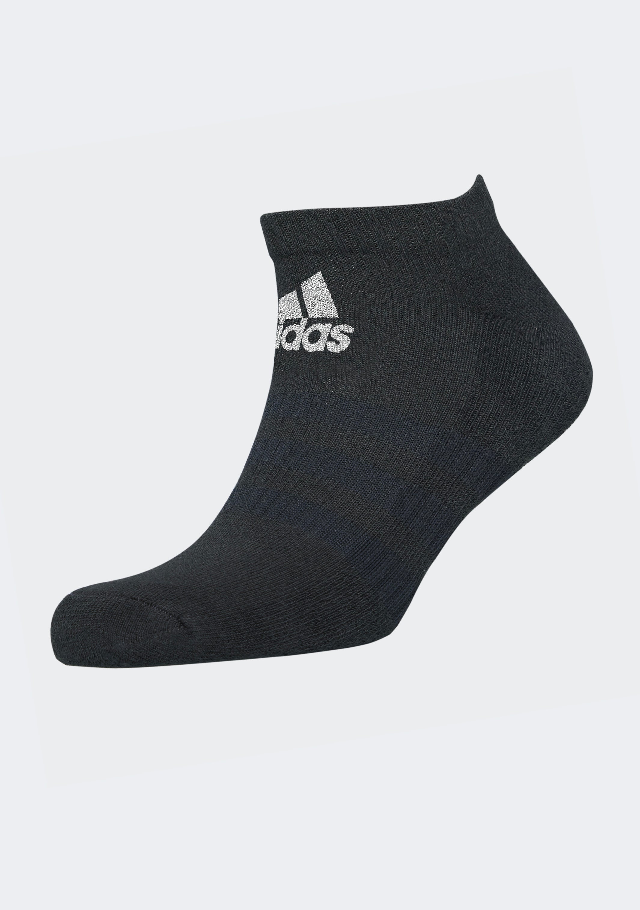 Adidas Cushioned Low Cut Athletic Socks 3-Pack - Breathable Comfort for Running, Gym & Everyday Wear