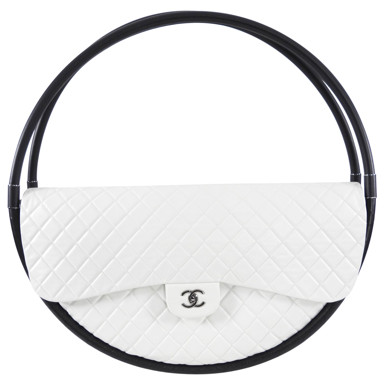 Chanel XL Runway Limited Edition Rare Hula Hoop Bag from SS2013 - Luxury Designer Shoulder Bag for Women, Fashion Statement Accessory for Parties, Events & Special Occasions