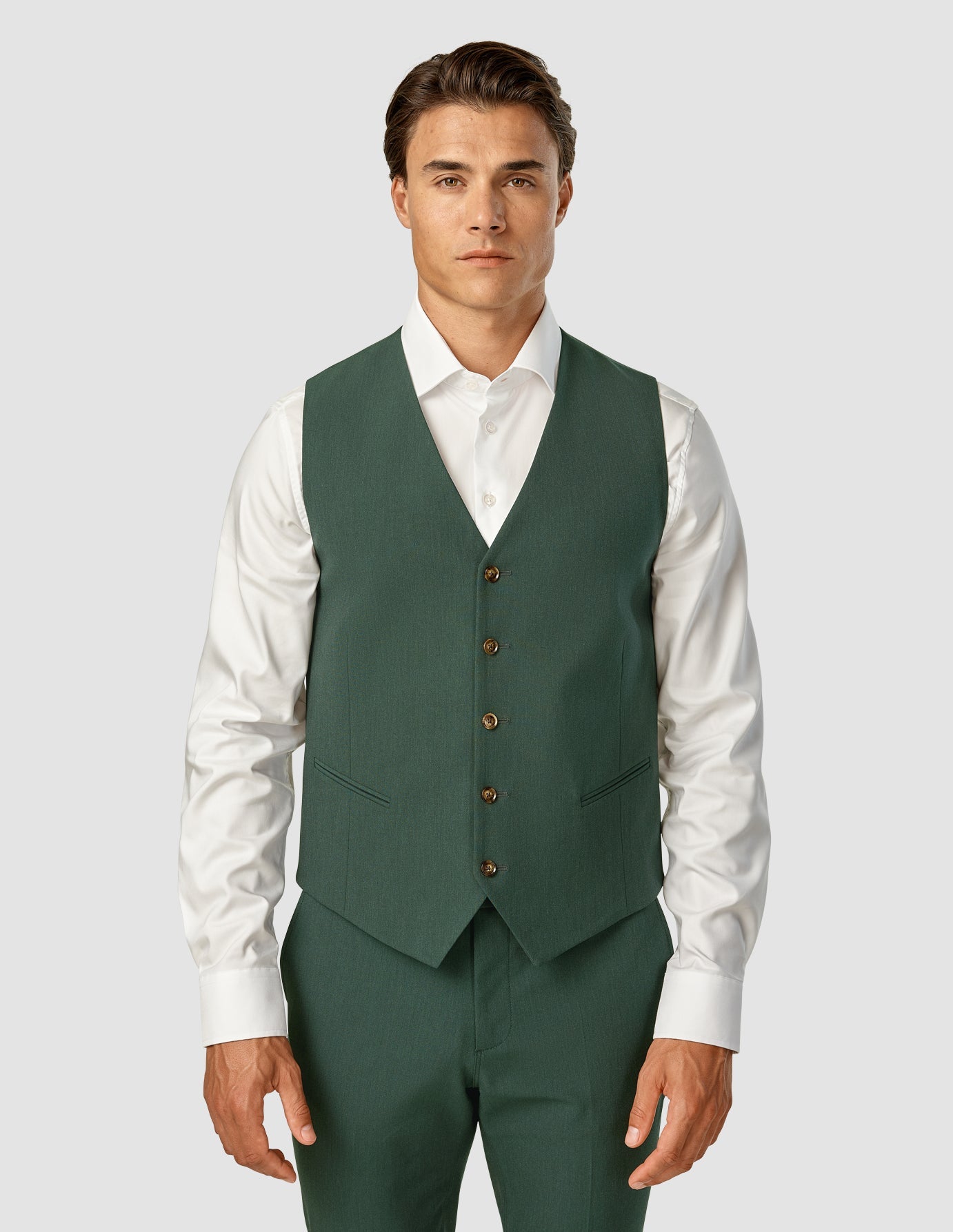 Essential Vest for Men & Women - Pine Green Outdoor Hiking & Casual Wear