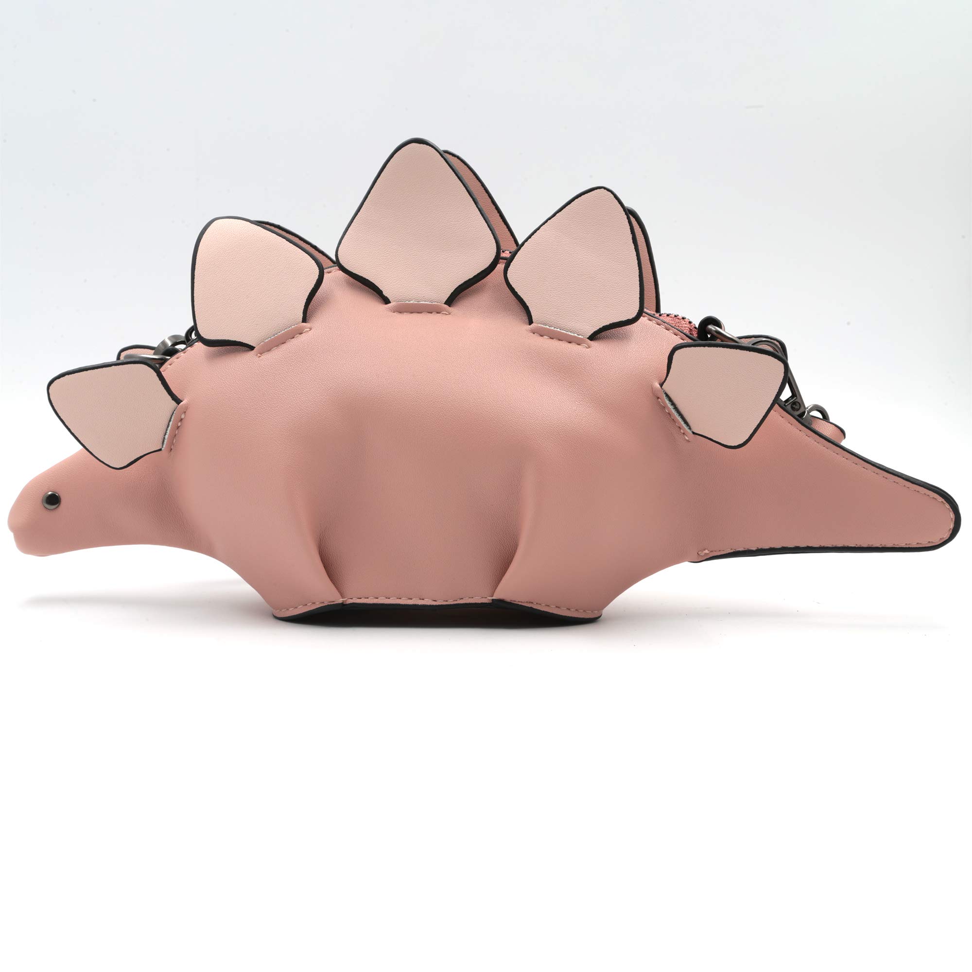 Dinosaur Shoulder Bag for Women - PU Leather Stegosaurus Crossbody Purse for Girls & Teens - Perfect for School, Travel, and Cosplay Accessories
