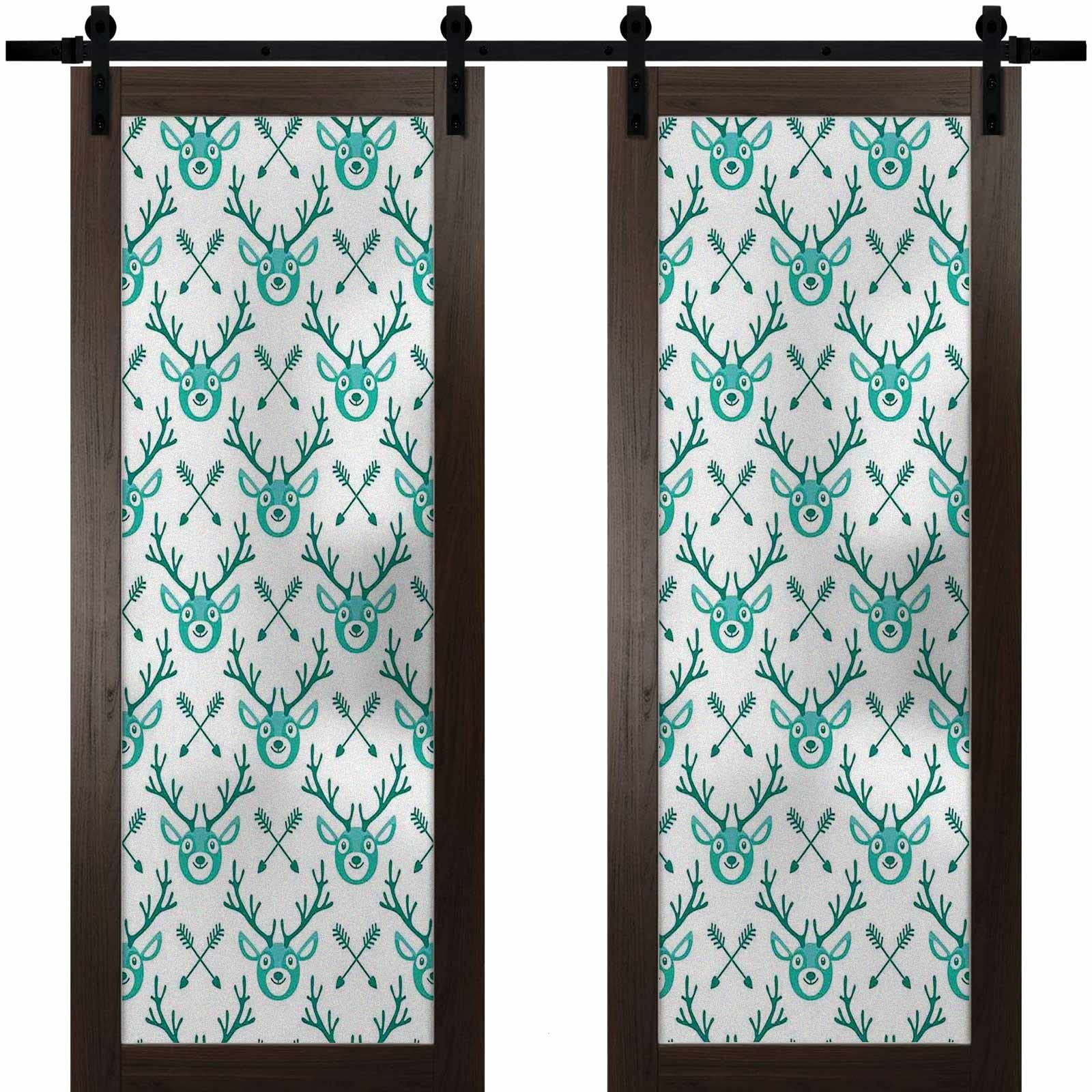 Turquoise Teal Blackout Window Film - UV Blocking Vinyl Privacy Stickers for Bathroom & Home Office | Sun Protection & Decorative Covering for Windows & Glass Doors | Perfect for Bedrooms, Living Rooms & Workspaces