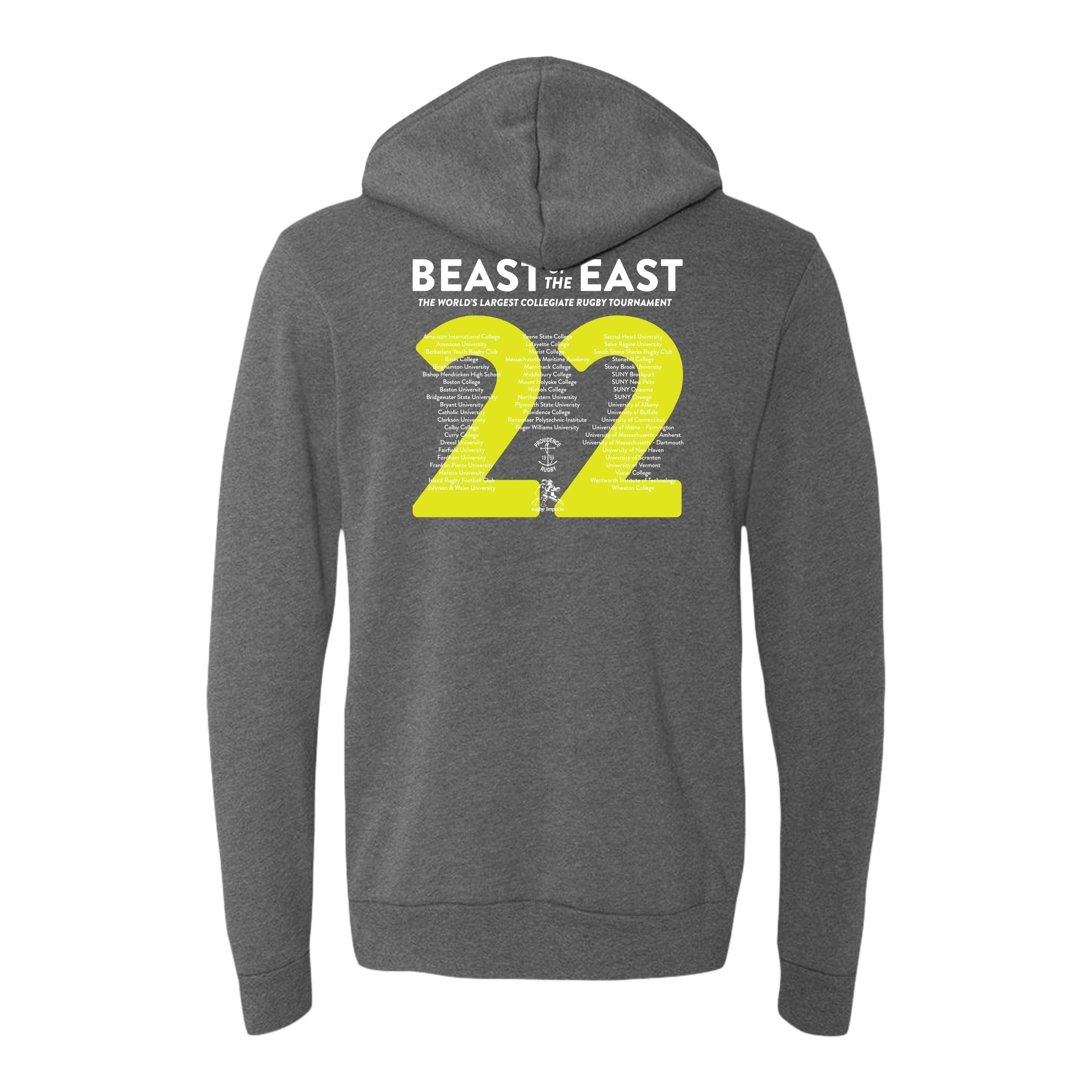 BOE '22 Beast Rugby Hoodie - Men's Warm Fleece Pullover for Rugby Fans | Perfect for Game Day, Training & Casual Wear