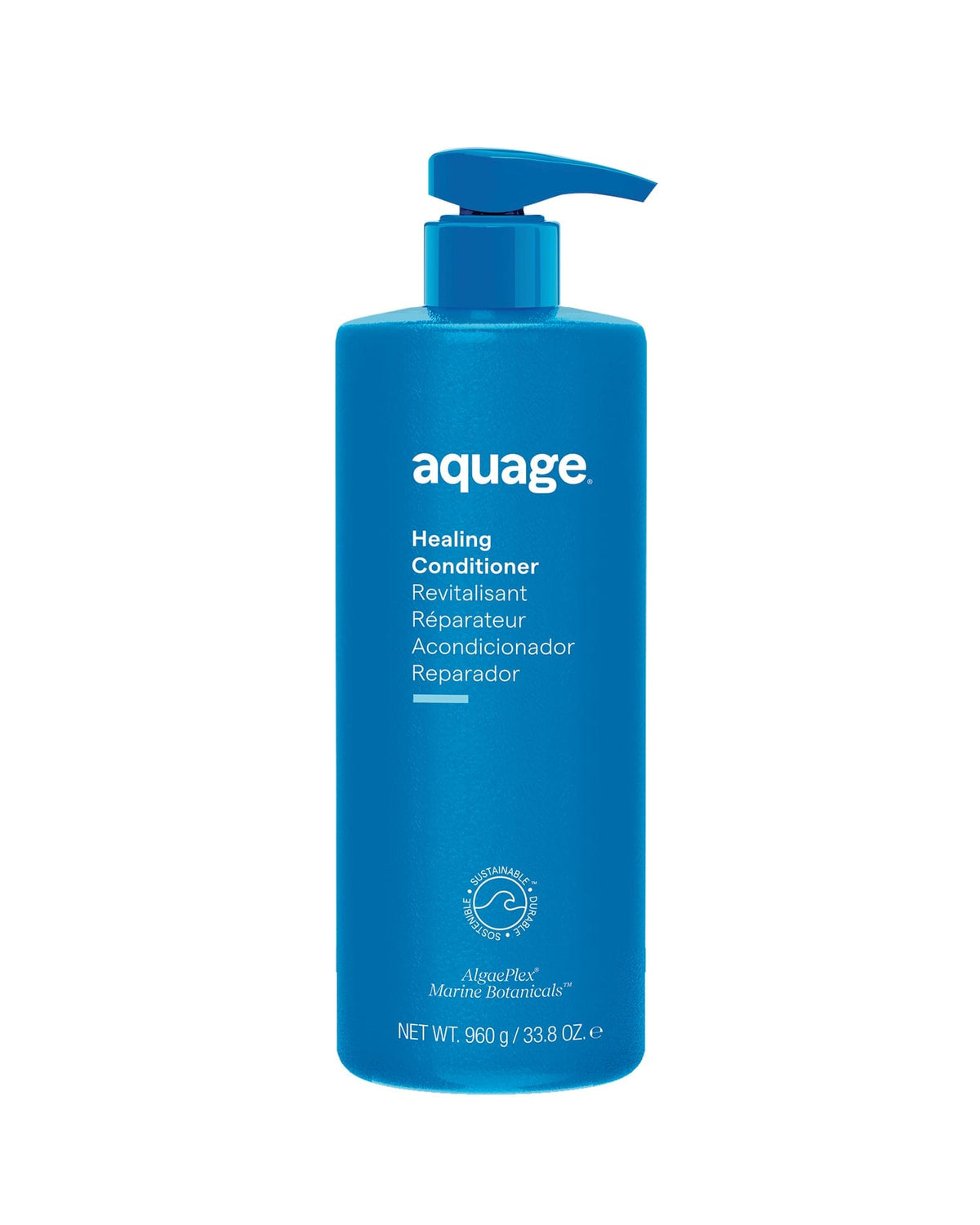 Aquage Healing Conditioner - Repairing & Hydrating Hair Treatment for Damaged Hair - Salon Quality Hair Care for Dry, Frizzy & Color-Treated Hair - Use After Shampoo for Soft, Shiny & Healthy Hair