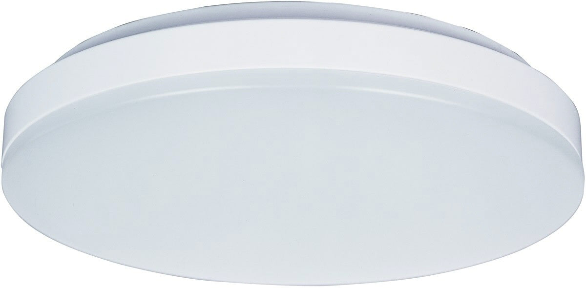10W Profile EE 1 Light LED Flush Mount Ceiling Light - White - Energy Efficient Modern Lighting for Bedroom, Kitchen, Hallway & Closet