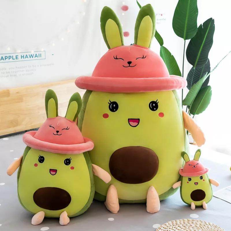 Giant Squishy Avocado Plush Toy - Extra Large Soft Stuffed Avocado Pillow for Kids & Adults - Perfect for Stress Relief, Home Decor, and Cuddling