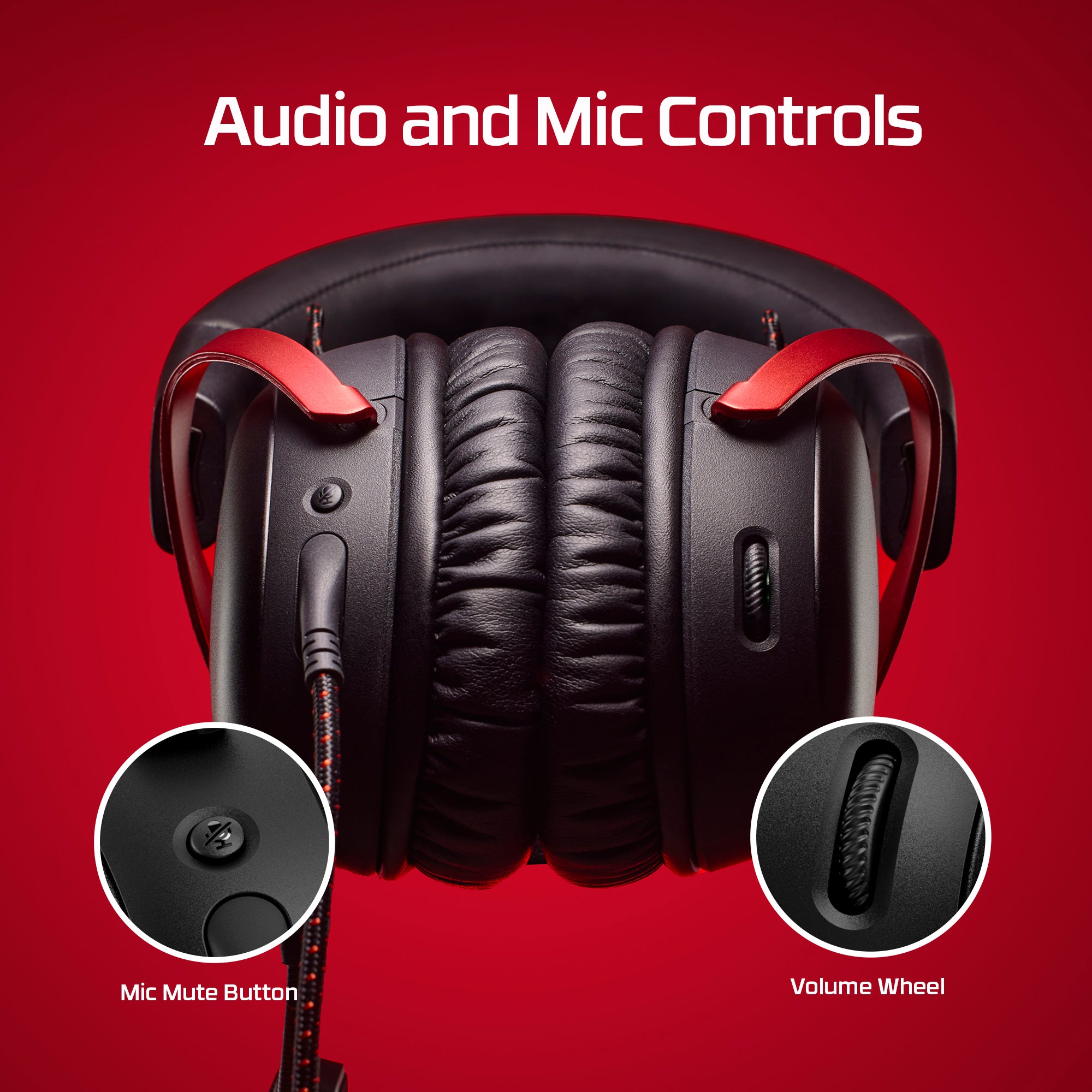 HyperX Cloud III Gaming Headset - Wired Over-Ear Headphones with Noise Cancellation, 7.1 Surround Sound for PC, PS5, Xbox - Perfect for Competitive Gaming & Streaming