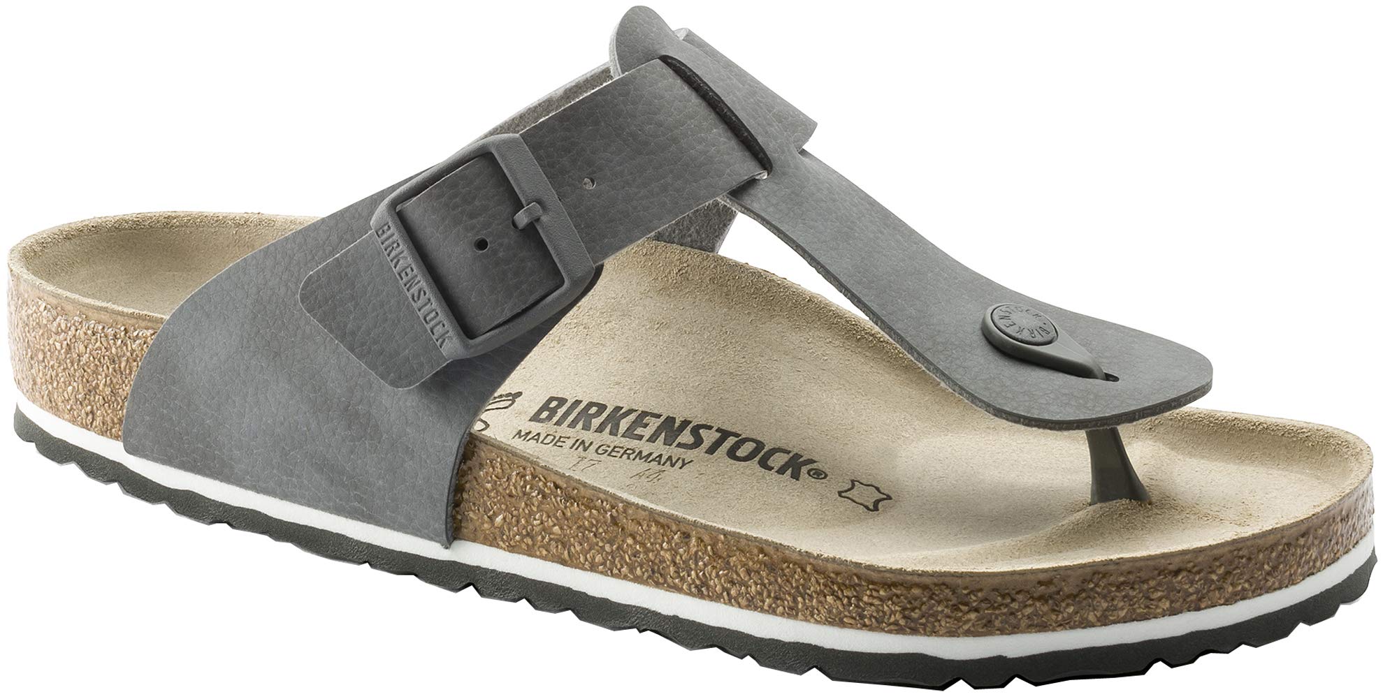 Birkenstock Men's Medina Sandals - Desert Soil Grey, Size 9 Medium US | Comfortable Cork Footbed Slides for Casual Wear, Beach & Outdoor Activities