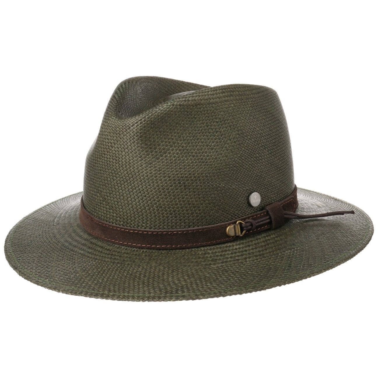 Lierys Forest Traveller Panama Hat - Natural Straw Sun Hat for Men & Women - Perfect for Beach, Travel, and Outdoor Adventures