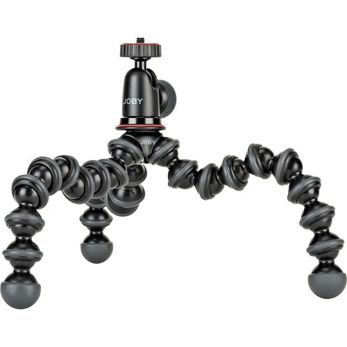 JOBY GorillaPod 1K Compact Flexible Tripod with Ball Head - Lightweight Travel Tripod for Smartphones, DSLR Cameras & Action Cameras - Perfect for Vlogging, Photography & Outdoor Adventures