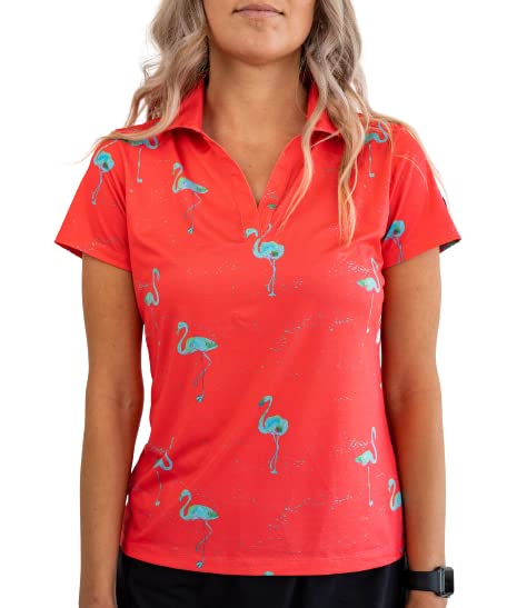 YATTA Golf Women's Short Sleeve Polo Shirt - Perfect for Golf & Outdoor Sports