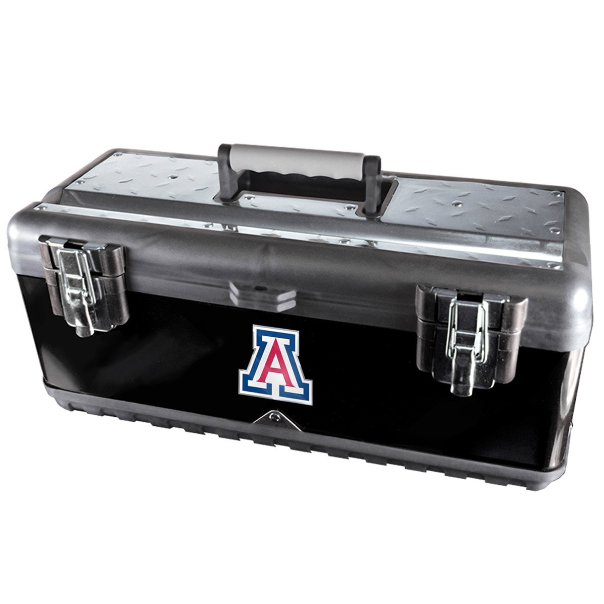 NCAA Arizona Wildcats Heavy Duty Steel Toolbox - Durable Metal Storage Box for Tools, Equipment & Collectibles - Perfect for Garage, Workshop, Tailgating & Fan Cave Decor