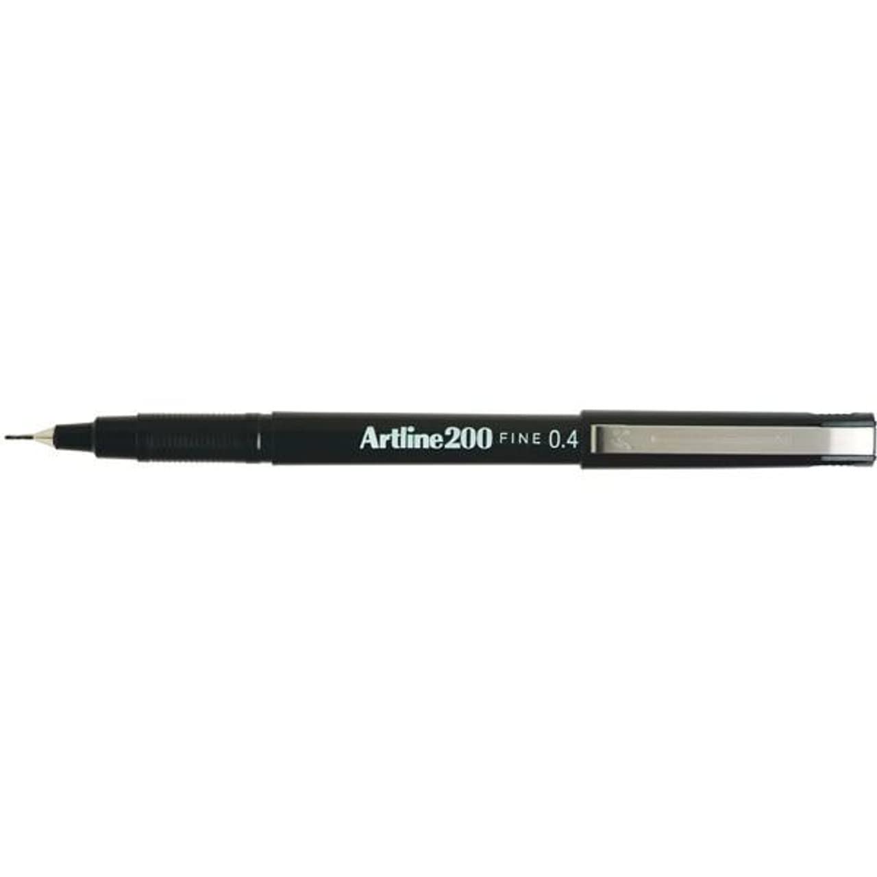 Artline 200 Fineline Writing Pens - 0.4mm Ultra Fine Tip Black Ink Pens, 12 Pack (EK-200N) - Perfect for Journaling, Note Taking & Detailed Artwork