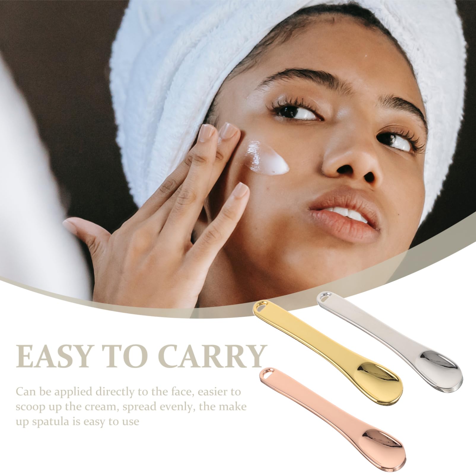 Healvian 12-Piece Reusable Eye Cream Spoon Set - Aluminum Alloy Skincare Tool for Moisturizing, Wrinkle Care & Makeup Application | Perfect for Eye Cream, Lip Gloss & Highlighter | Ideal for Home Spa & Travel Skincare Routine