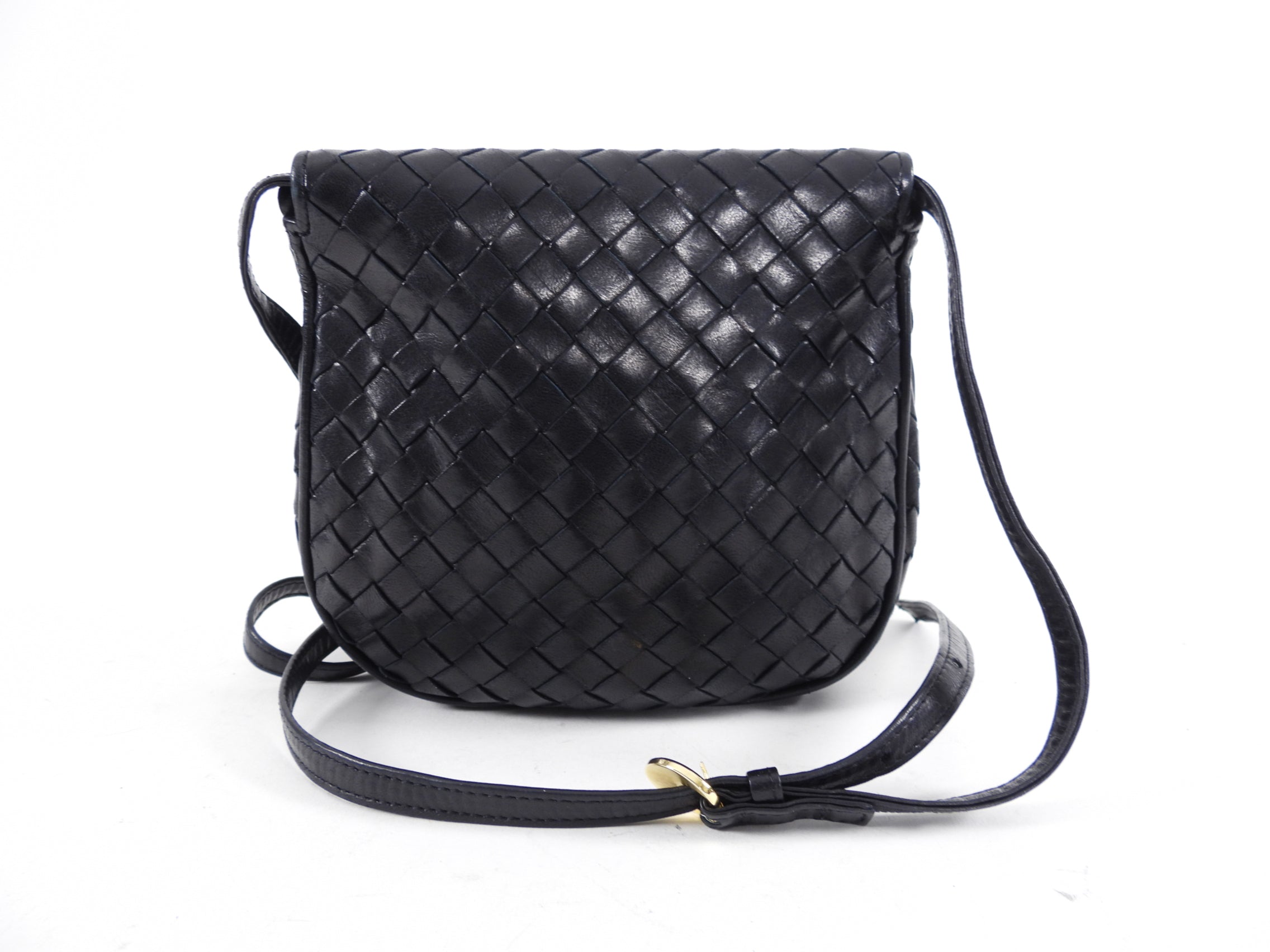 Bottega Veneta Vintage 1980s Intrecciato Leather Mini Crossbody Bag - Retro Luxury Handbag for Women, Perfect for Evening Parties & Date Nights